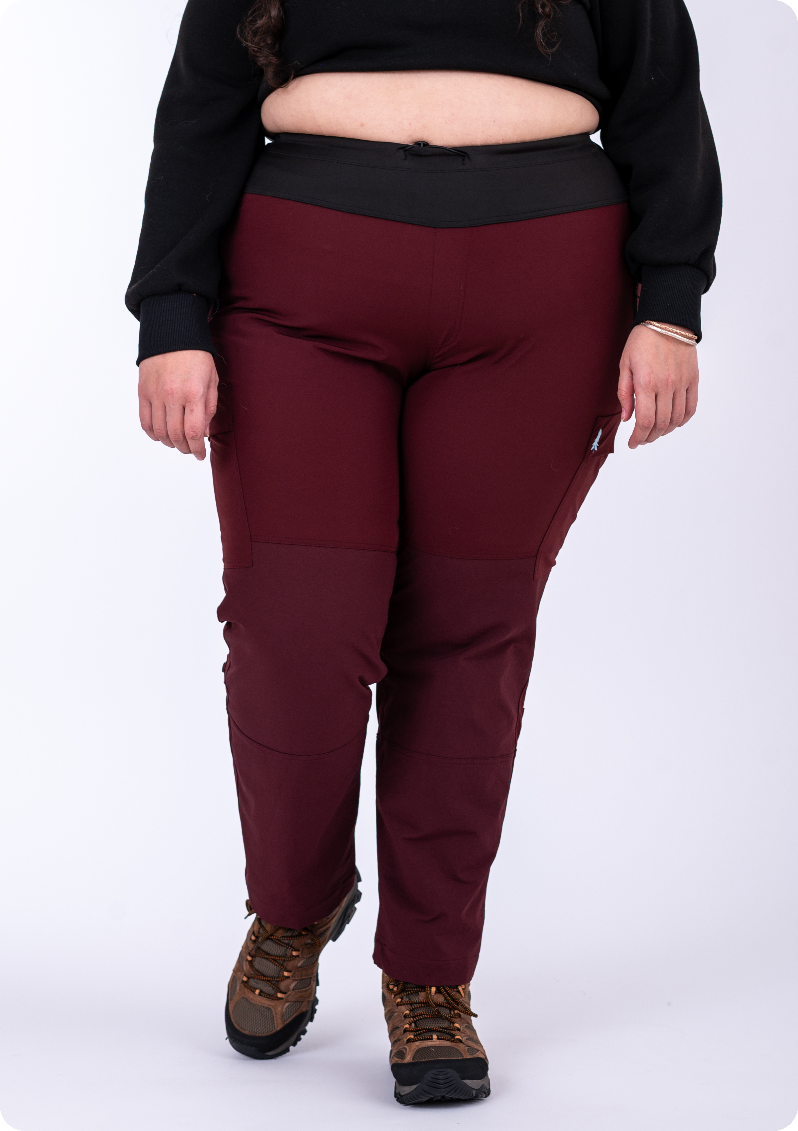 Brecken Pant - Plus Size Hiking & Travel Pants (Outer Cord Waistband)