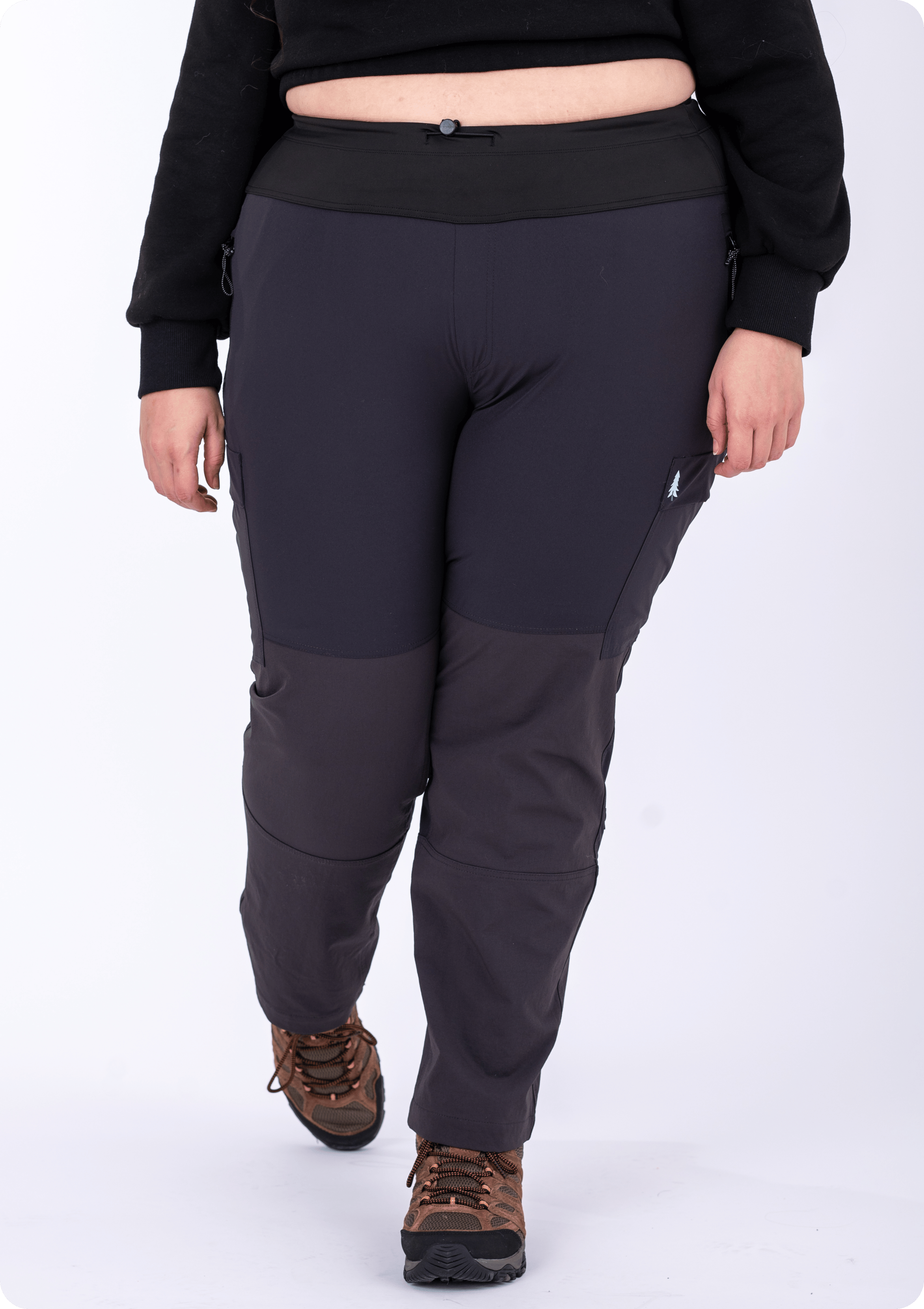 Brecken Pant - Plus Size Hiking & Travel Pants (Outer Cord Waistband)
